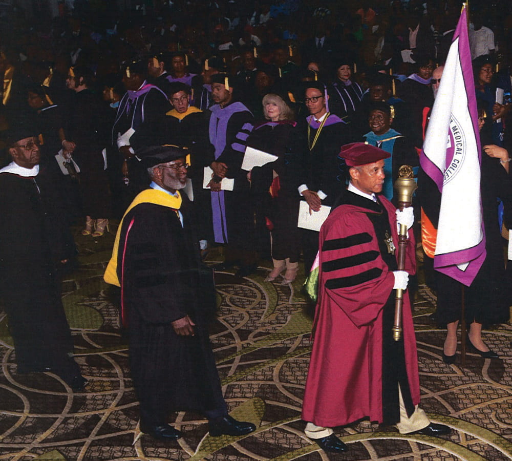 David Satcher at a Meharry Medical College graduation