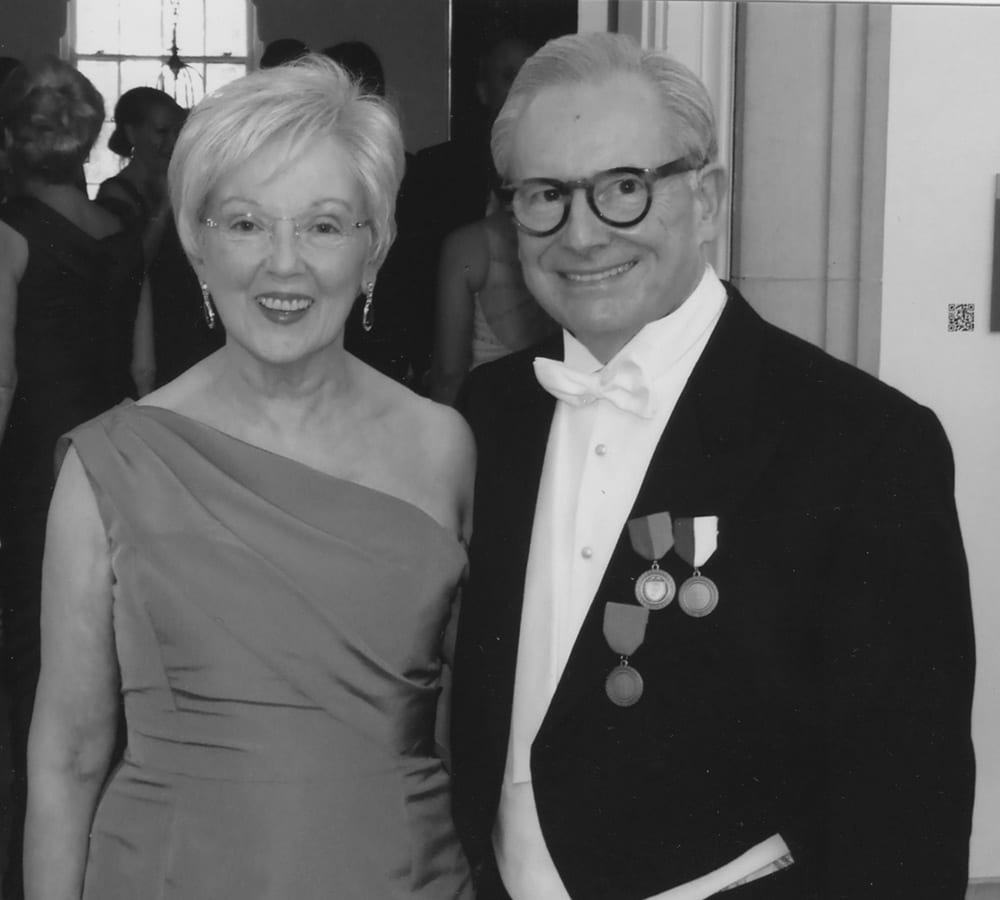 Jack Bovender with his wife