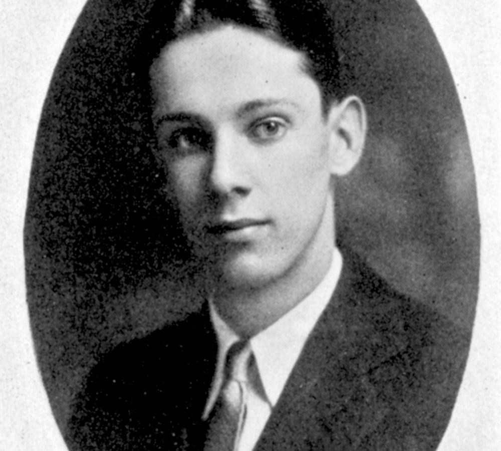 A photo of young Stanford Moore
